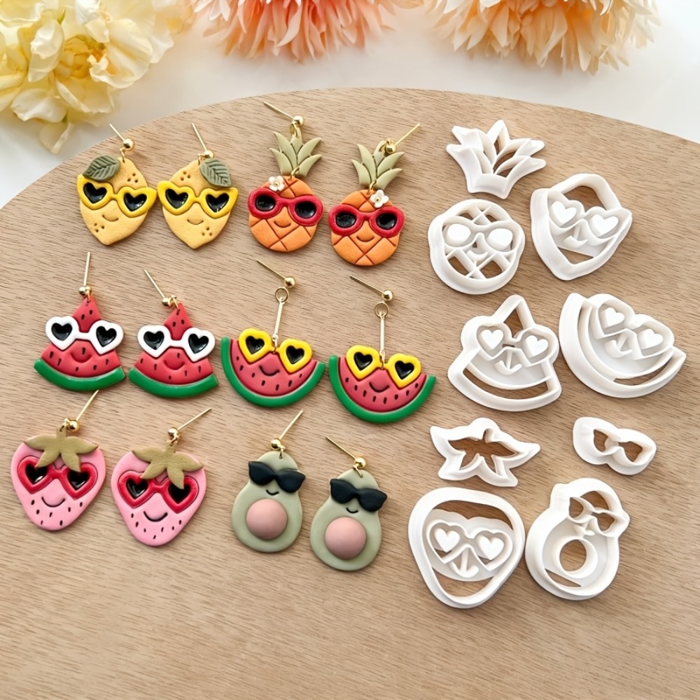 Jewelry Making Hand Tools - 9Pcs Summer Cute Tropical Fruit Sunglasses