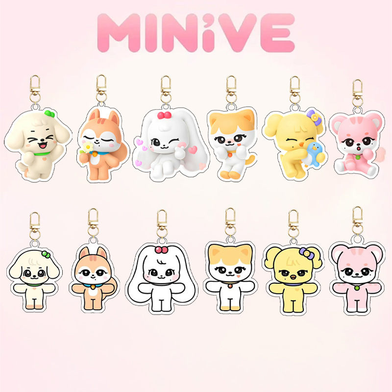 Jewelry Making Resin - Ive Minivek Kpop Group Idol Acrylic