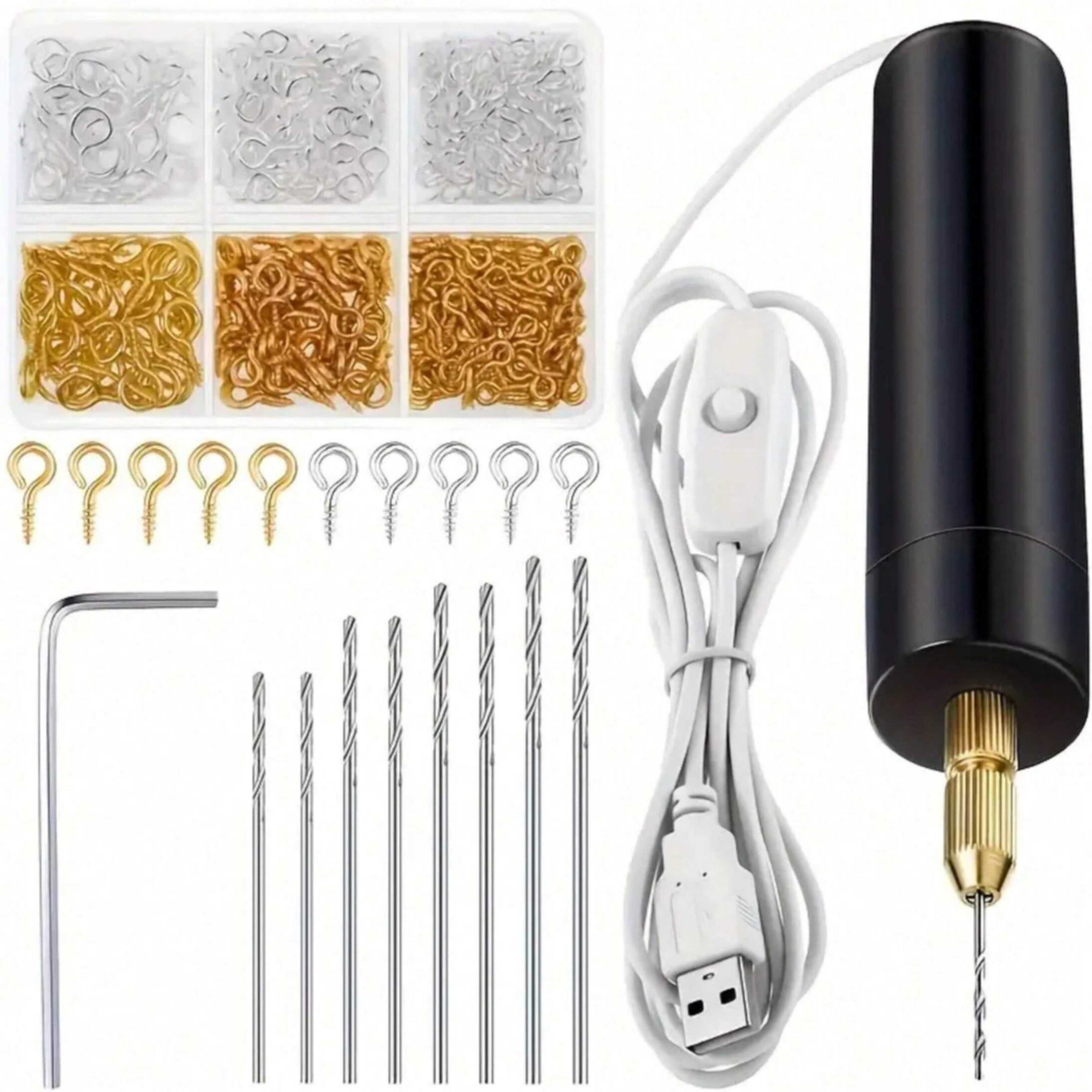 Jewelry Making Vise - 【Mini Electric Drill Set】10Pcs/110Pcs/410Pcs Usb-Powered Mini