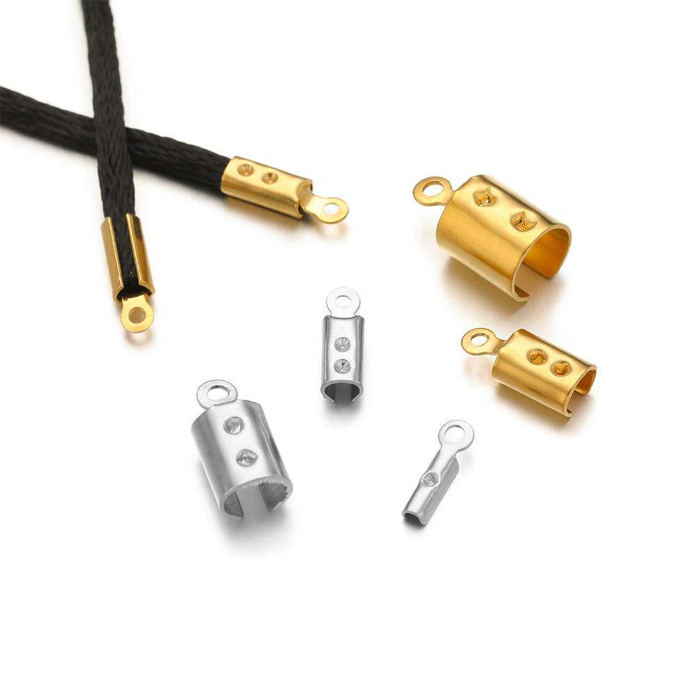 Jewelry Making Pieces - 50pcs Stainless Steel High Quality Crimp