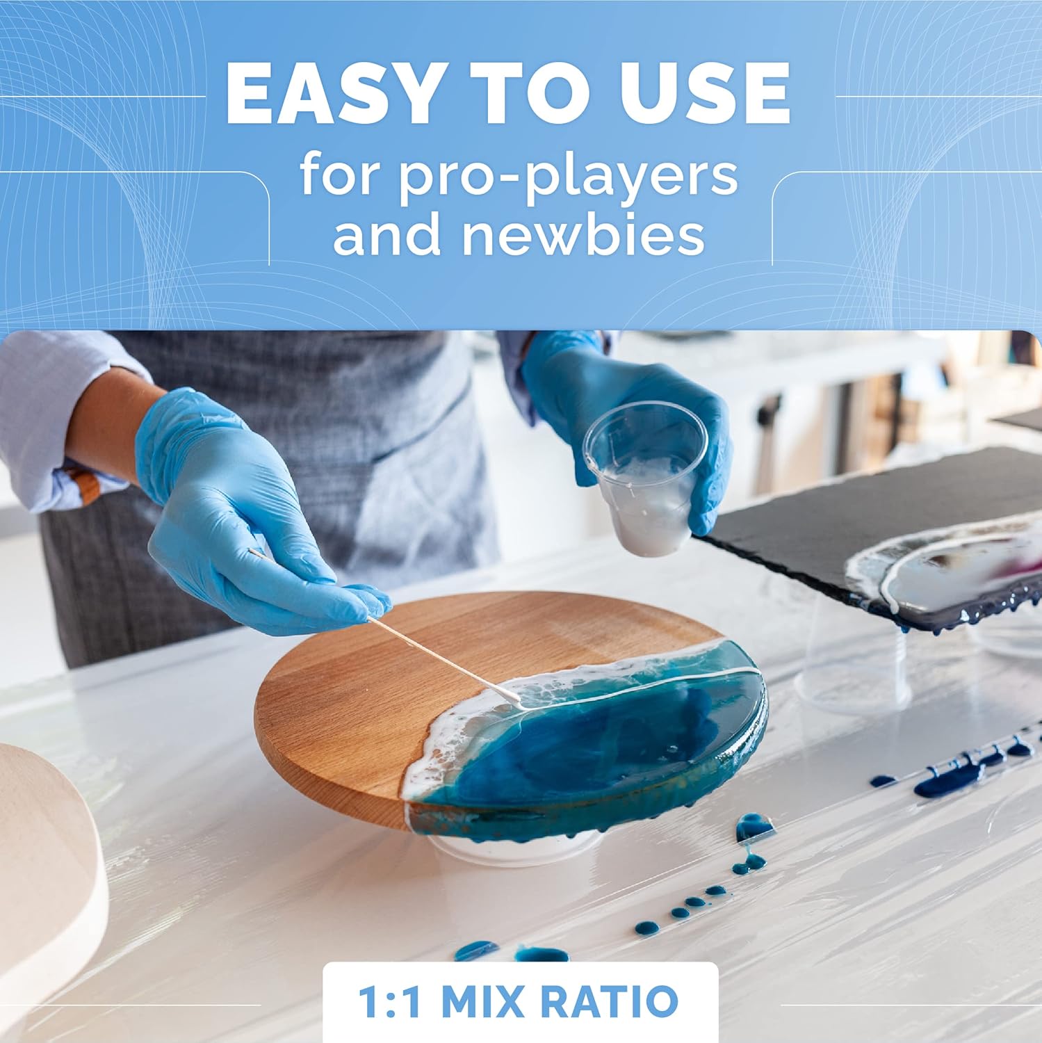 32OZ Clear Epoxy Resin Kit, No - đánh giá và giá Resin Mold Jewelry