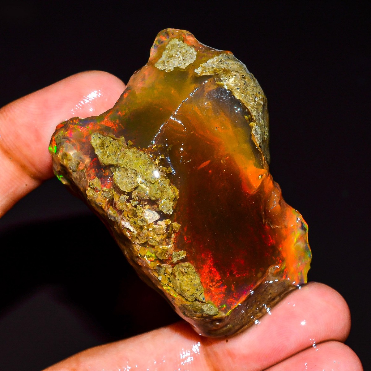 25-80CT Natural Ethiopian Opal - đánh giá và giá Jewelry Making Raw Materials