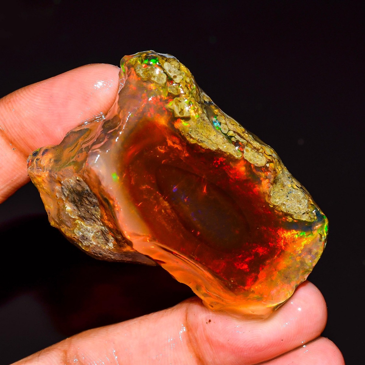 25-80CT Natural Ethiopian Opal - đánh giá và giá Jewelry Making Raw Materials