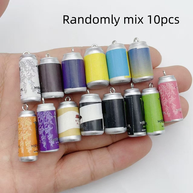 10Pcs Mini Simulation Beverage - đánh giá và giá Jewelry Making Charms