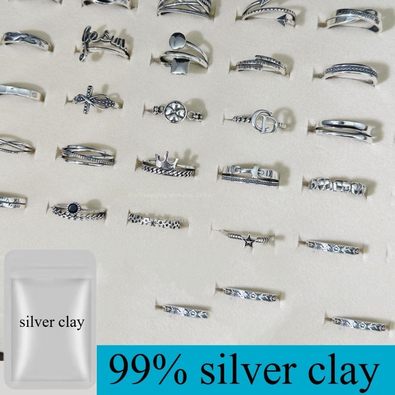 5g/10g Pure Silver Clay Handma - đánh giá và giá Jewelry Making Raw Materials