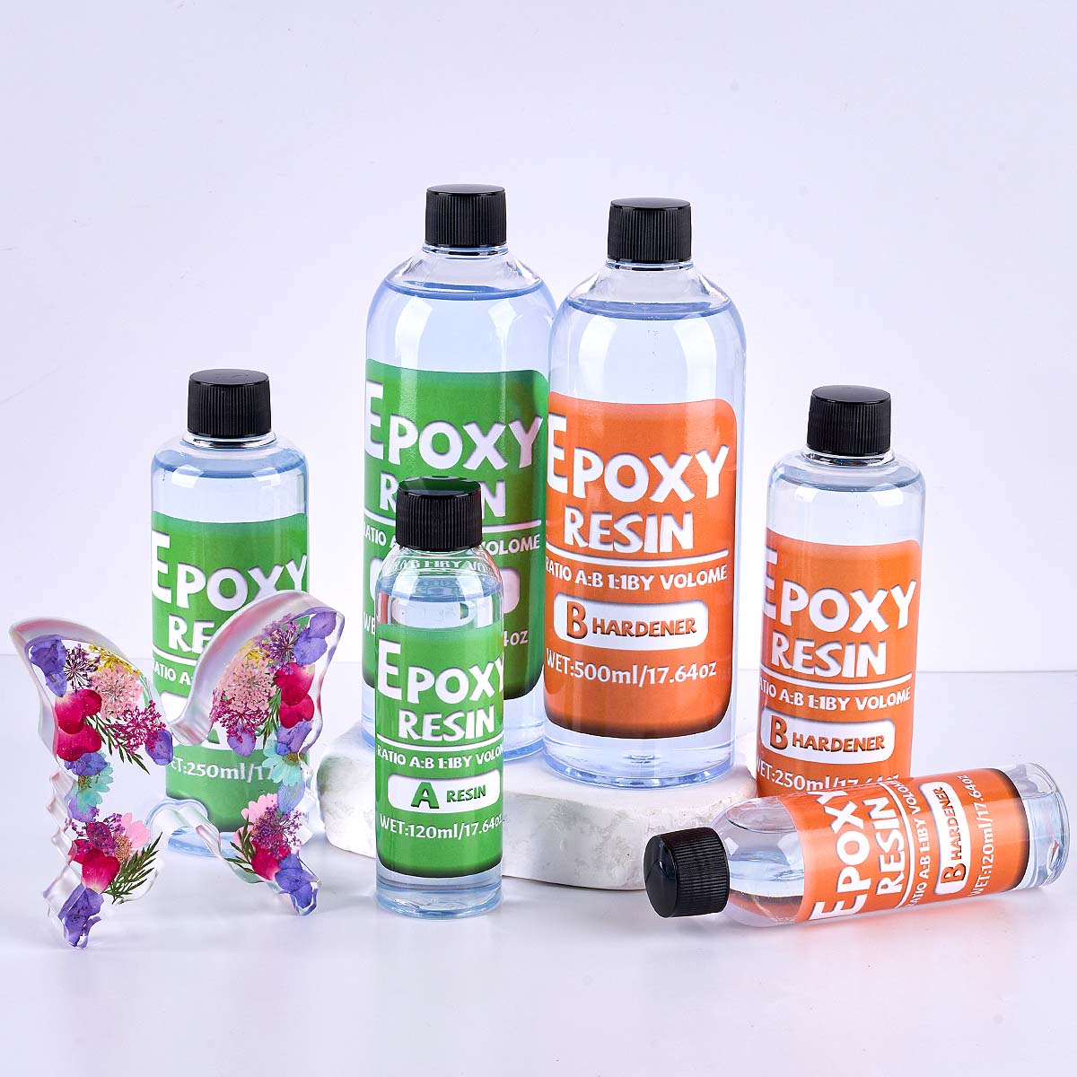 1:1 Ratio Epoxy Resin Kit Anti - đánh giá và giá Resin Mold Jewelry
