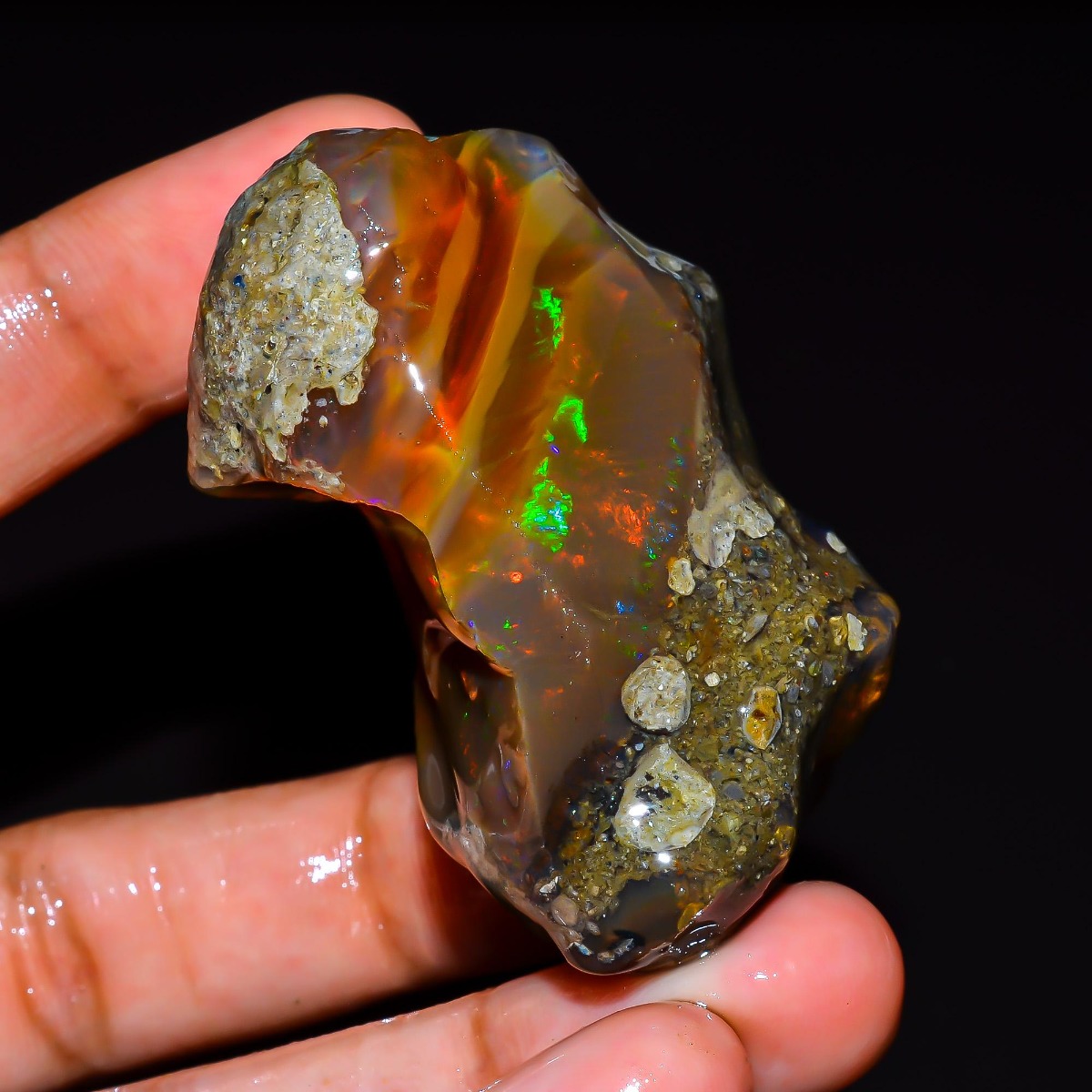 Natural Ethiopian Opal Rough 2 - đánh giá và giá Jewelry Making Raw Materials