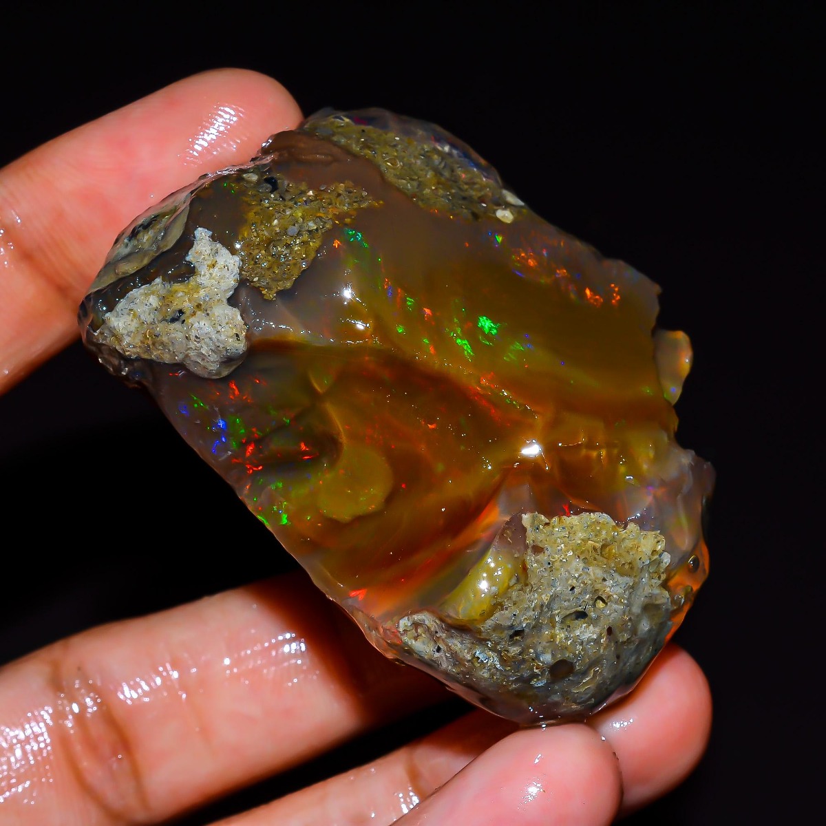 Natural Ethiopian Opal Rough 2 - đánh giá và giá Jewelry Making Raw Materials