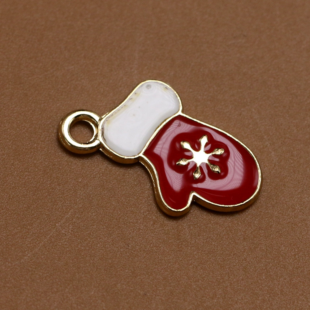 10Pcs Christmas Glove Charms A - đánh giá và giá Jewelry Making Gloves
