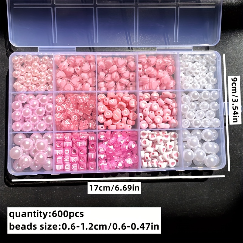 10-Piece Pink Alphabet Box, Ac - đánh giá và giá Jewelry Making Pieces