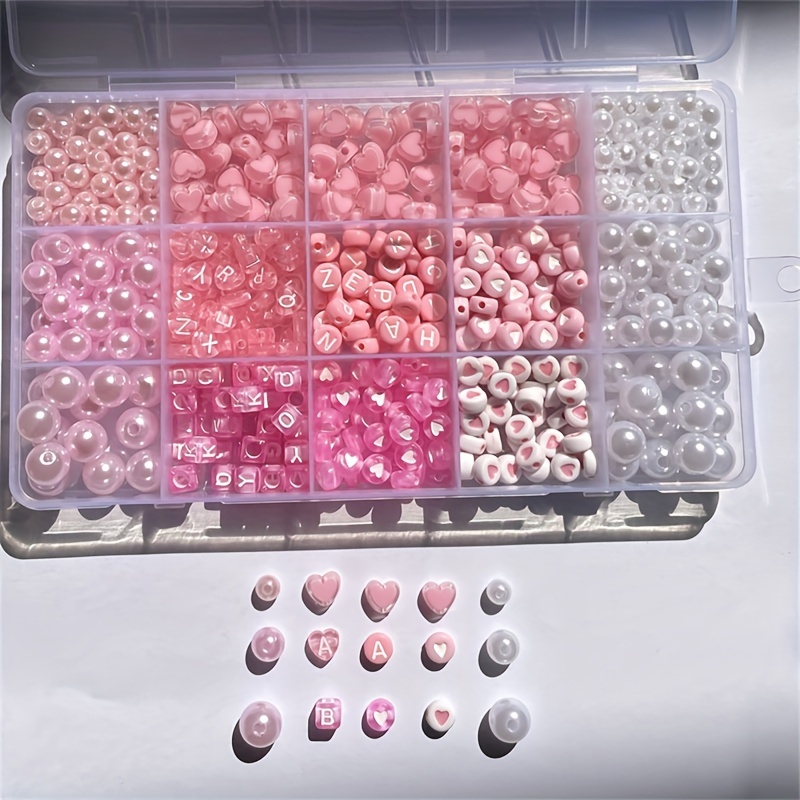 10-Piece Pink Alphabet Box, Ac - đánh giá và giá Jewelry Making Pieces