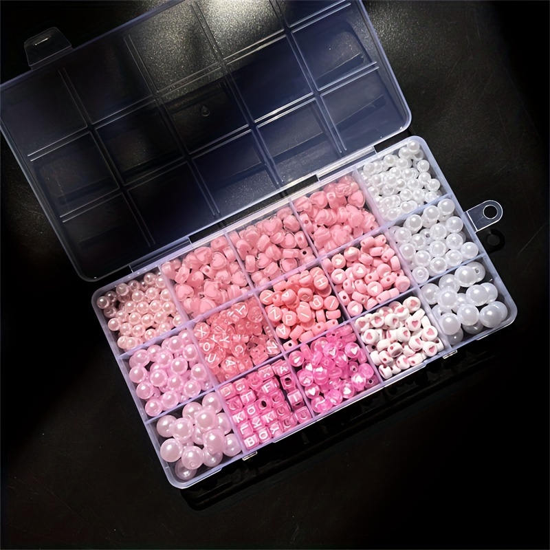 10-Piece Pink Alphabet Box, Ac - đánh giá và giá Jewelry Making Pieces