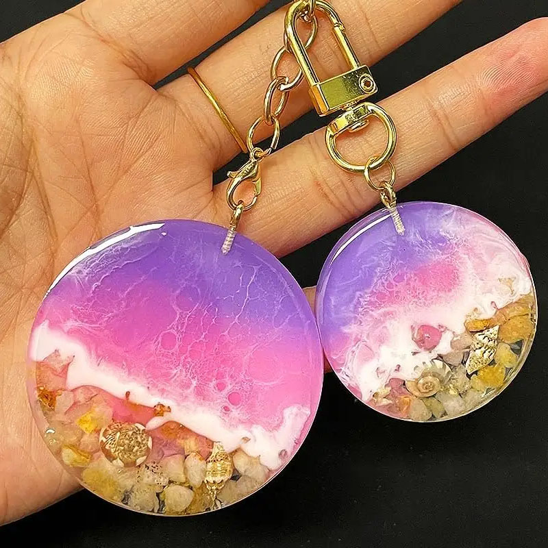 1.25-2 inch Circle Grip Round  - đánh giá và giá Resin Mold Jewelry