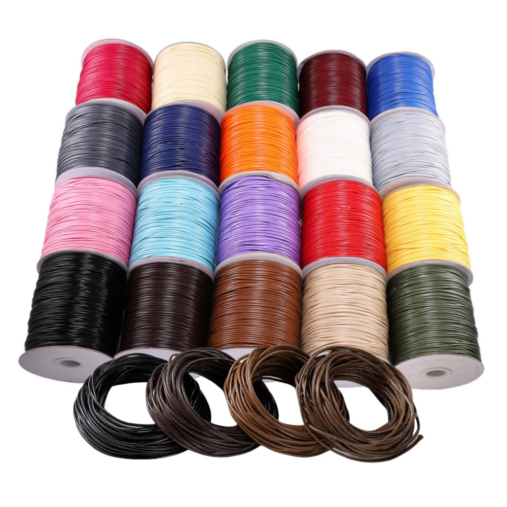 10M/Lot 0.5-2.5mm Leather Line - đánh giá và giá Jewelry Making Wax