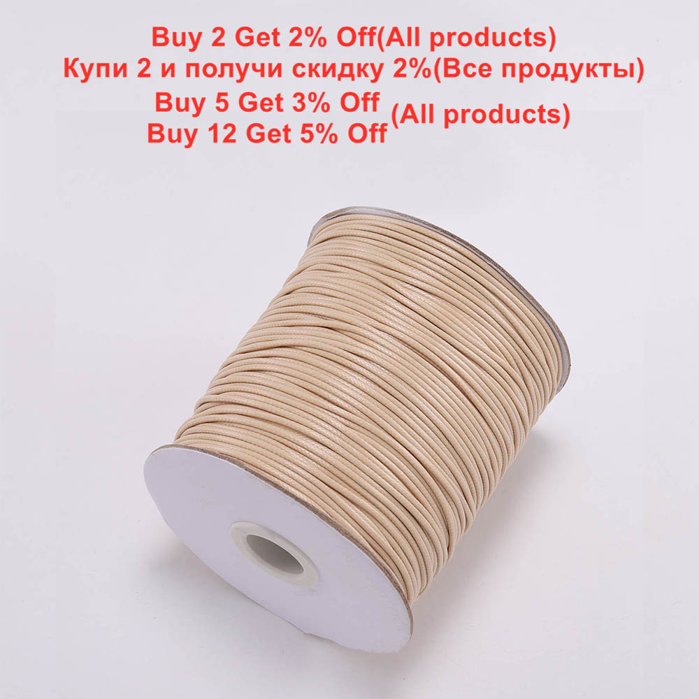 10M/Lot 0.5-2.5mm Leather Line - đánh giá và giá Jewelry Making Wax