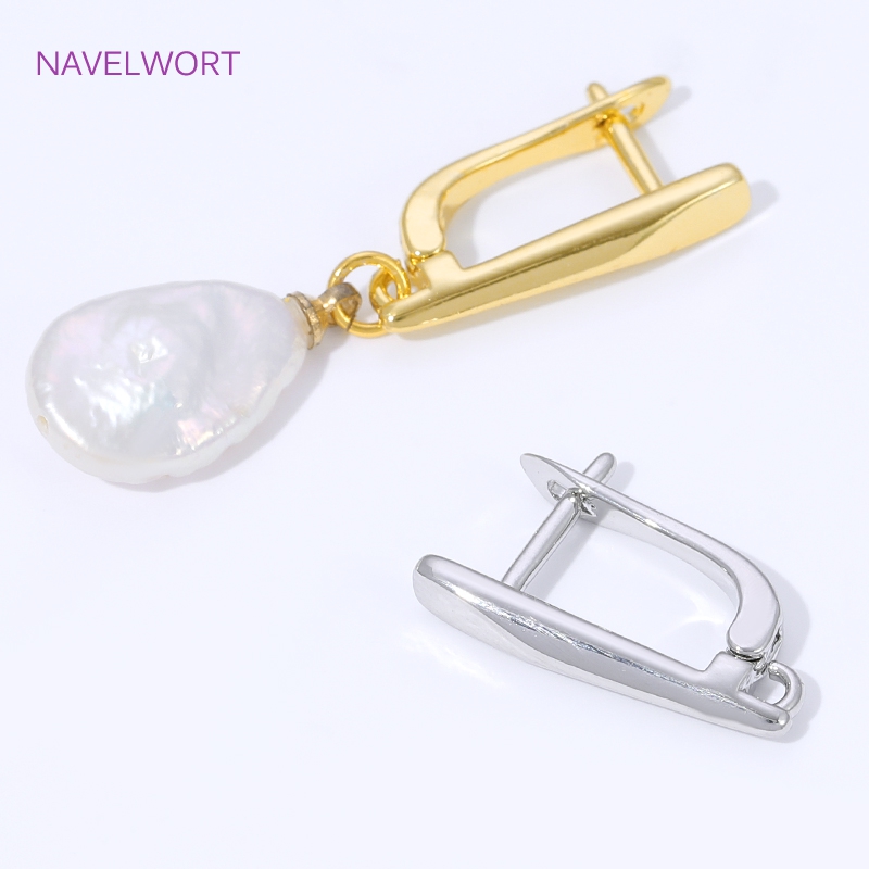 18K Gold Plated Smooth Earring - đánh giá và giá Jewelry Making Pieces