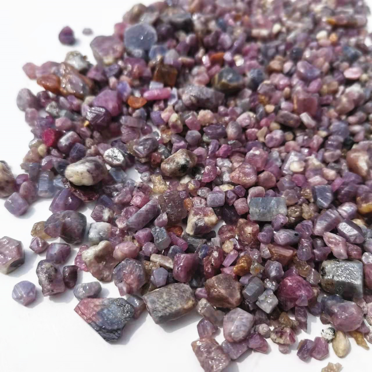 Tự Nhiên Nguyên Tím Corundum Đ - đánh giá và giá Jewelry Making Raw Materials