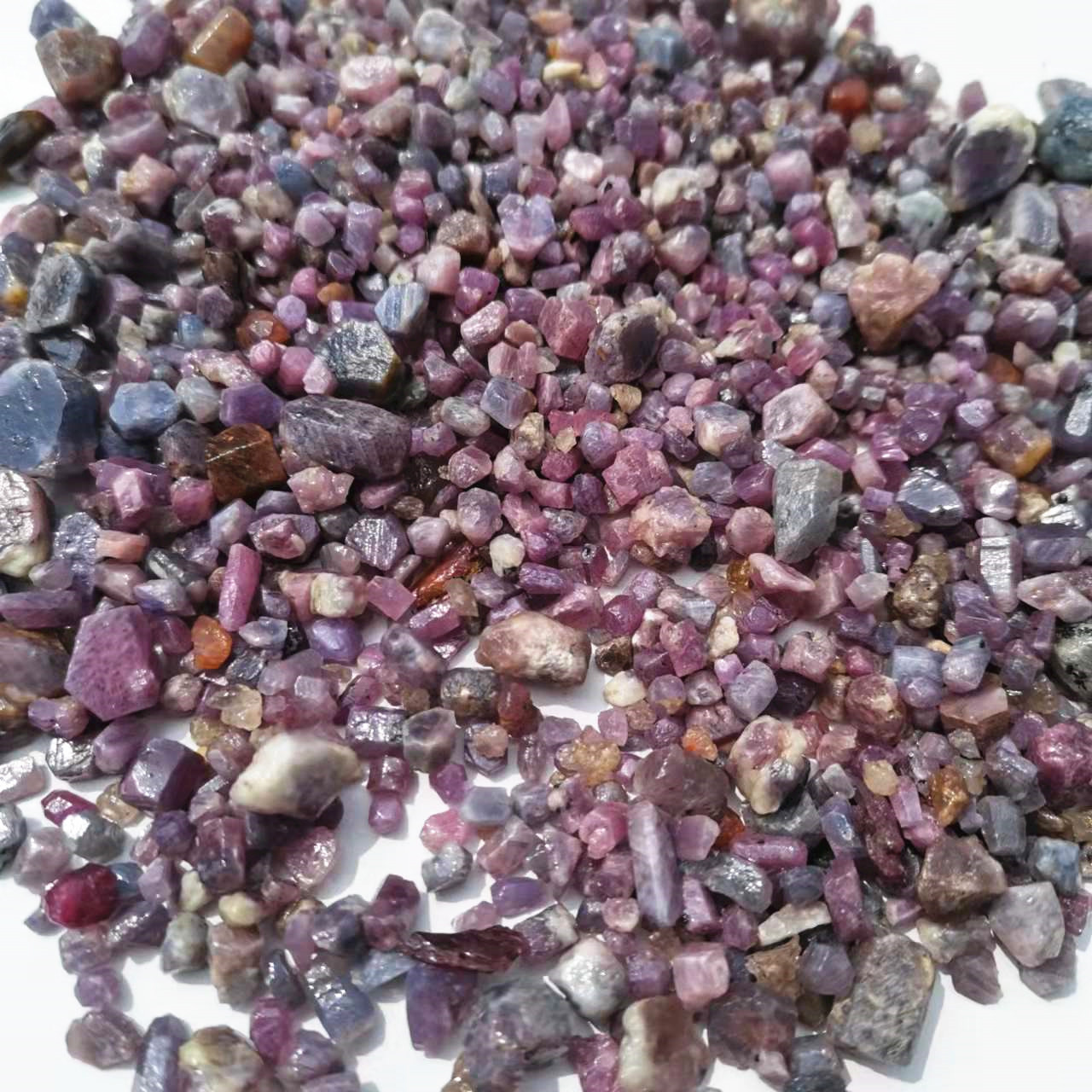 Tự Nhiên Nguyên Tím Corundum Đ - đánh giá và giá Jewelry Making Raw Materials