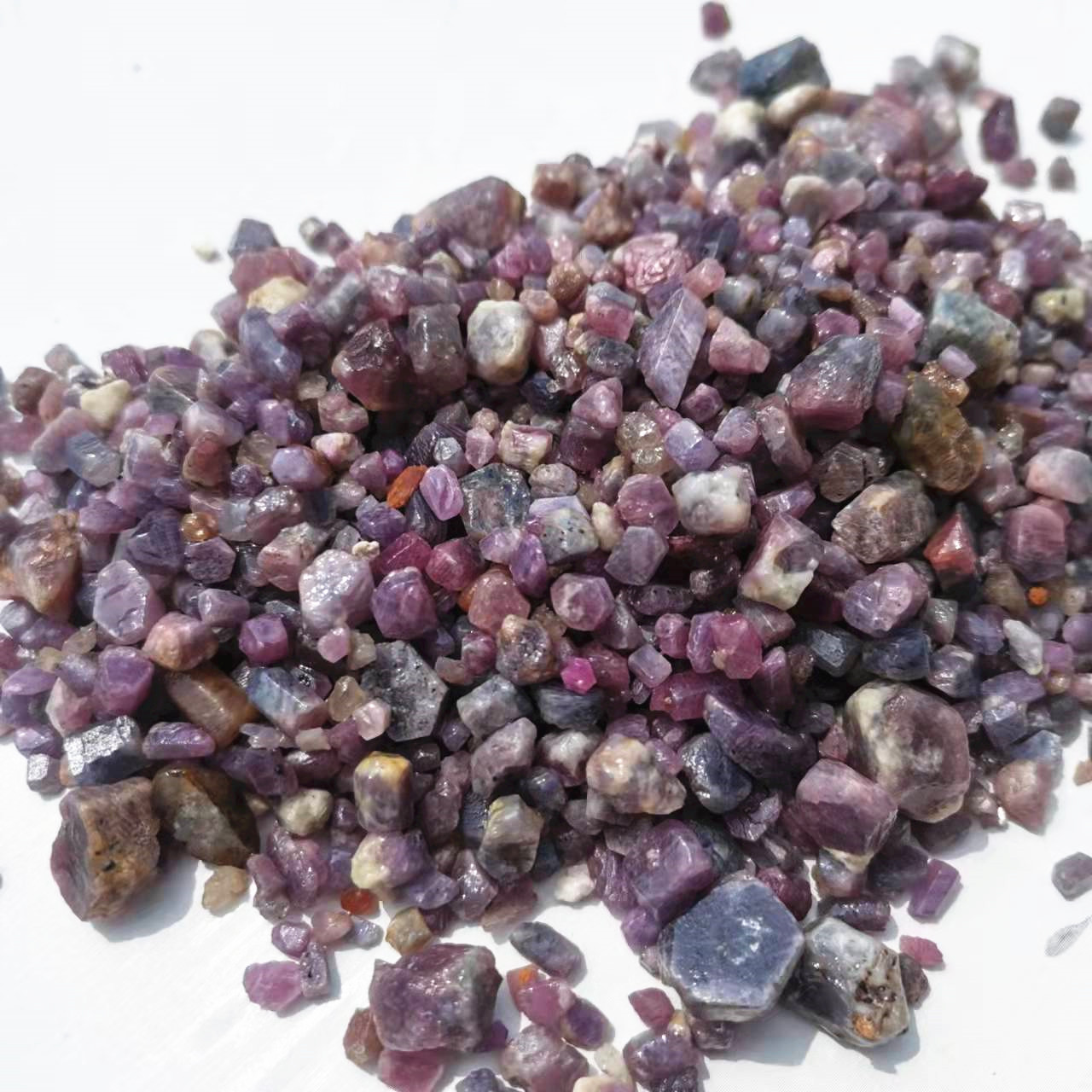 Tự Nhiên Nguyên Tím Corundum Đ - đánh giá và giá Jewelry Making Raw Materials