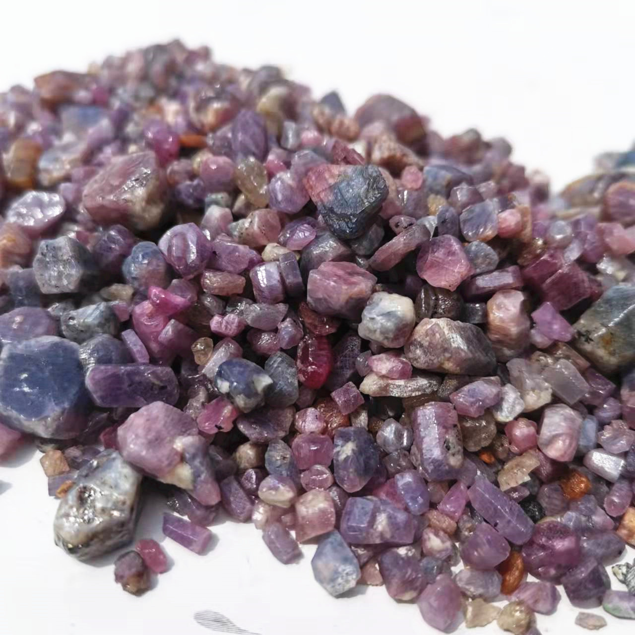Tự Nhiên Nguyên Tím Corundum Đ - đánh giá và giá Jewelry Making Raw Materials