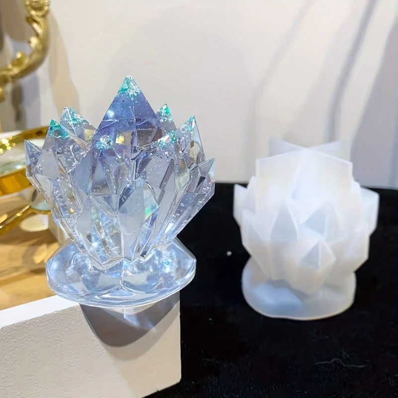 1pcCrystal Cluster Decorative  - đánh giá và giá Resin Mold Jewelry