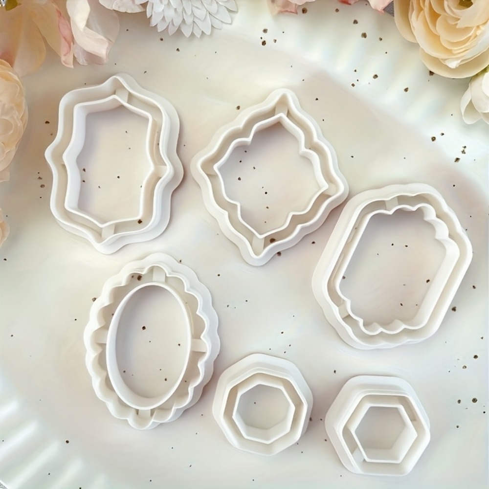 6pcs Vintage  Frame Shape Poly - đánh giá và giá Jewelry Making Hand Tools