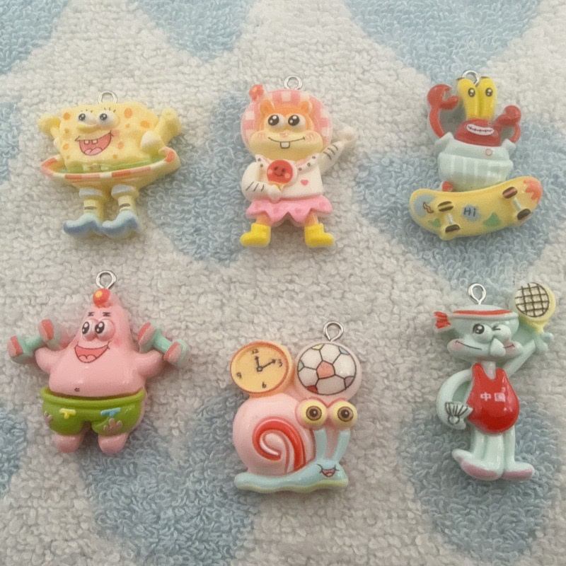 10pcs cartoon resin pendant, D - đánh giá và giá Jewelry Making Resin