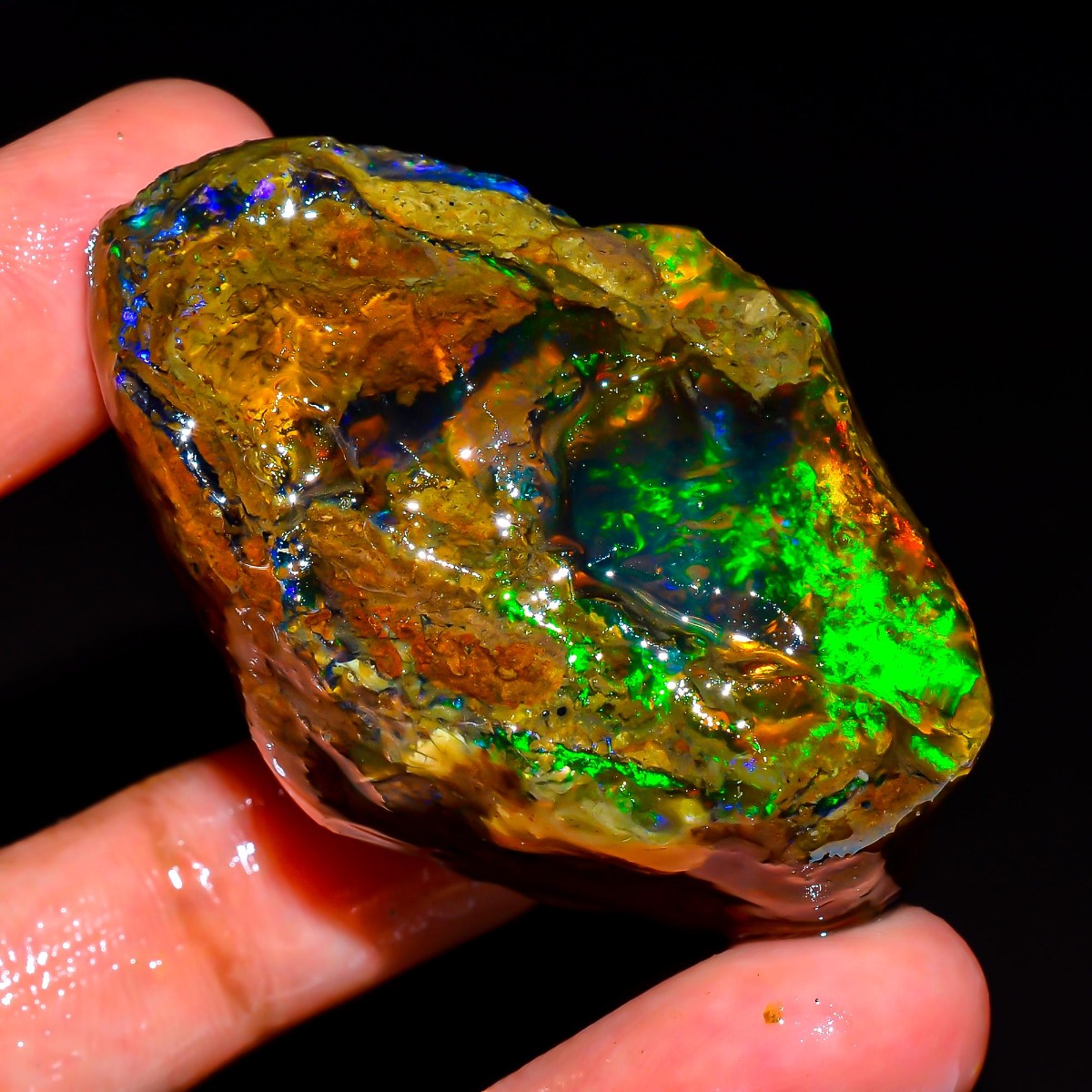AAA+ Ethiopian Welo Opal 25-80 - đánh giá và giá Jewelry Making Raw Materials