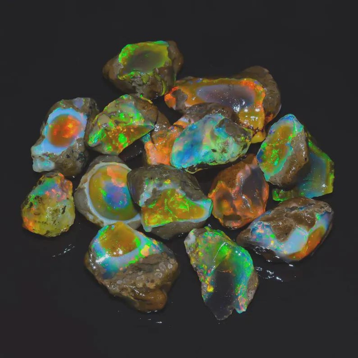 25-80CT Genuine Ethiopian Welo - đánh giá và giá Jewelry Making Raw Materials