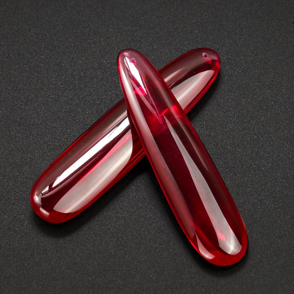 1PC Tổng Hợp Đỏ Corundum Ruby  - đánh giá và giá Jewelry Making Raw Materials
