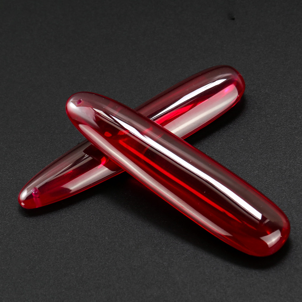 1PC Tổng Hợp Đỏ Corundum Ruby  - đánh giá và giá Jewelry Making Raw Materials