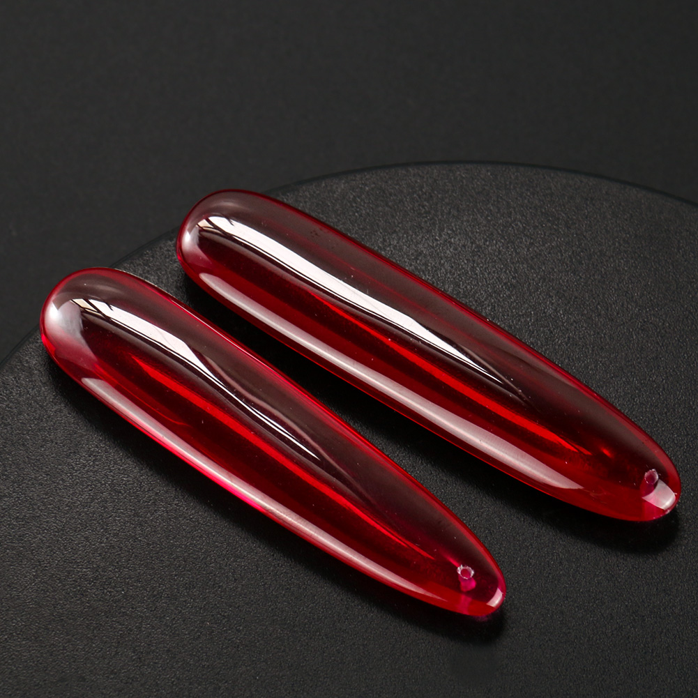 1PC Tổng Hợp Đỏ Corundum Ruby  - đánh giá và giá Jewelry Making Raw Materials