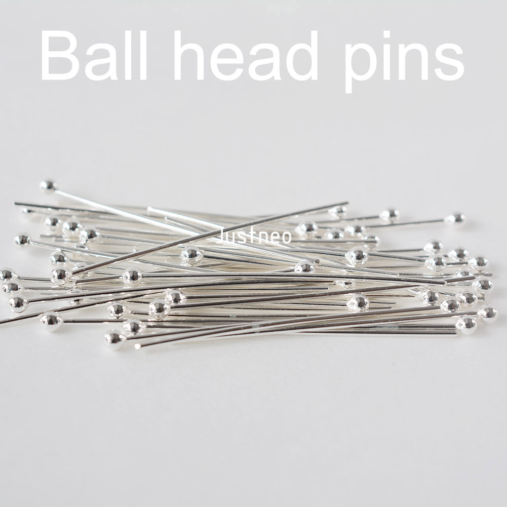 925 Sterling Silver Ball Head  - đánh giá và giá Jewelry Making Pieces