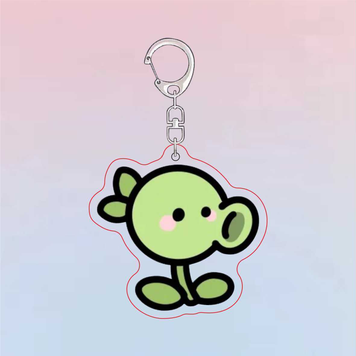Plants Vs Zombies Acrylic Cute - đánh giá và giá Jewelry Making Resin