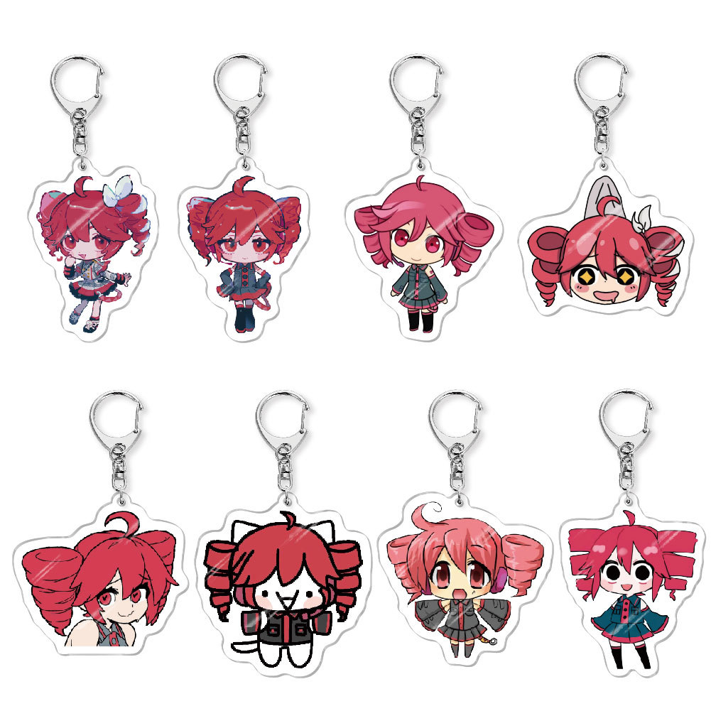 Kasane Teto‌ Plush Anime Keych - đánh giá và giá Jewelry Making Resin