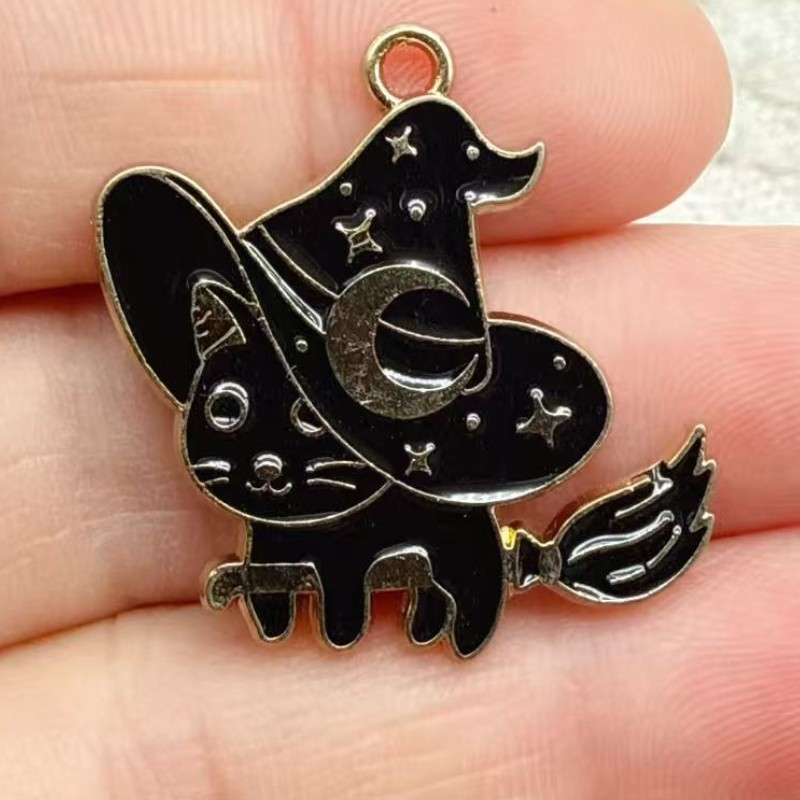 10pcs Original Alloy Enamel Bl - đánh giá và giá Jewelry Making Charms