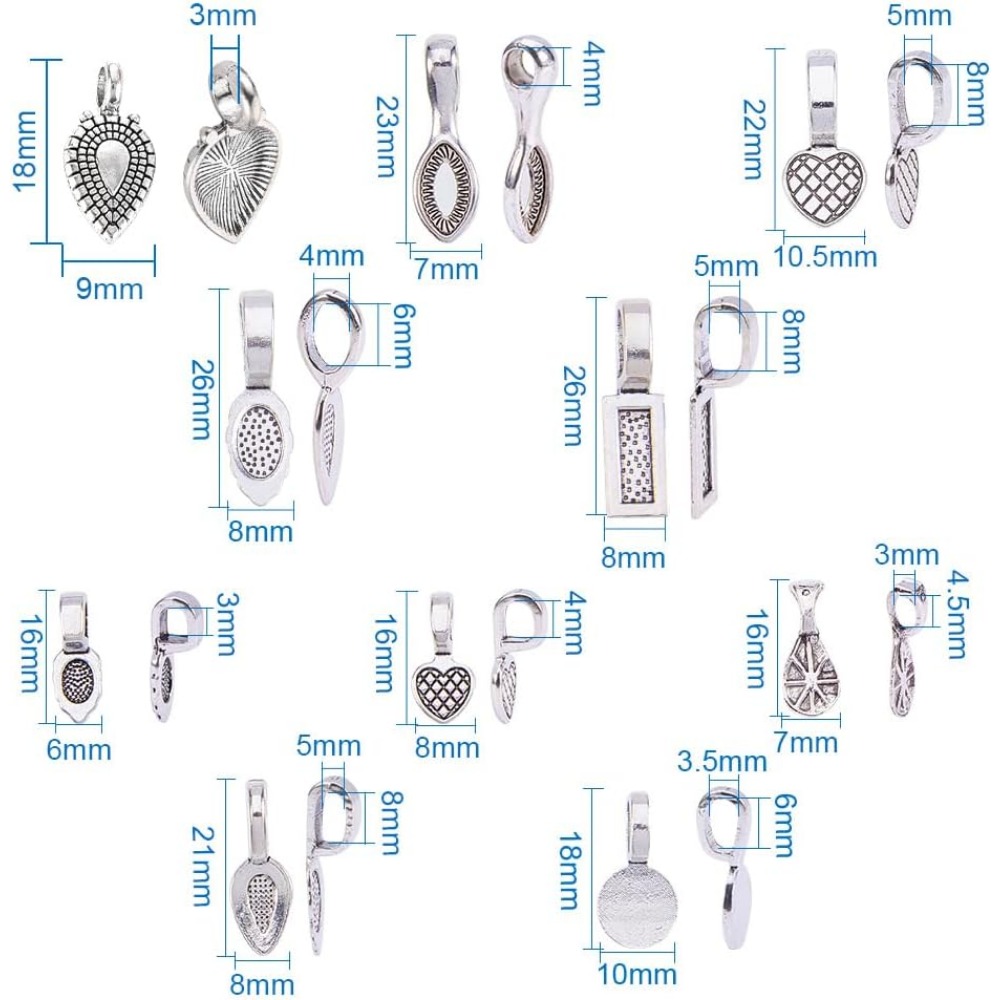 200 Pieces 10 Style Tibetan Si - đánh giá và giá Jewelry Making Pieces