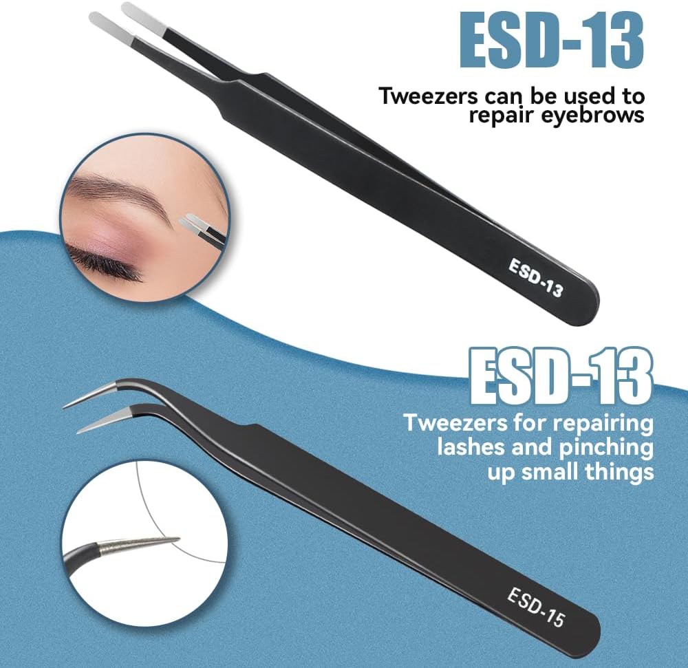 Precision Tweezers Set, Premiu - đánh giá và giá Jewelry Making Hand Tools