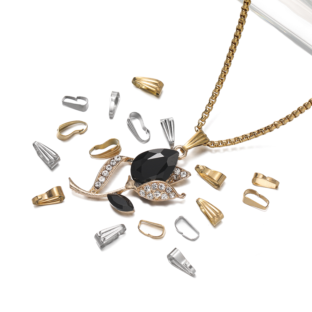 50Pcs/Pack Stainless Steel Buc - đánh giá và giá Jewelry Making Charms
