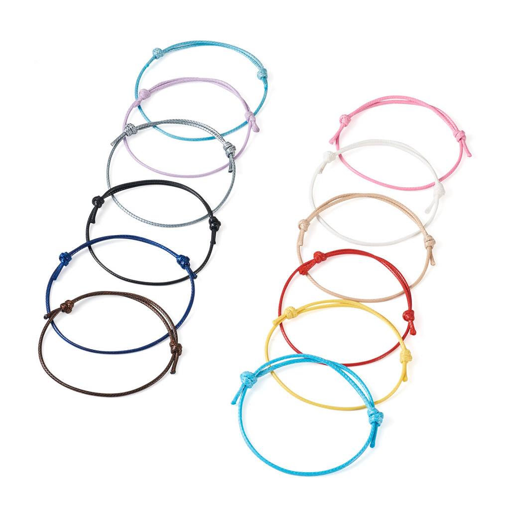 120Pcs 12 Colors  Waxed Polyes - đánh giá và giá Jewelry Making Wax