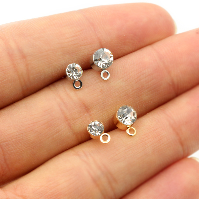50pcs Stud Earrings Pins with  - đánh giá và giá Jewelry Making Pieces