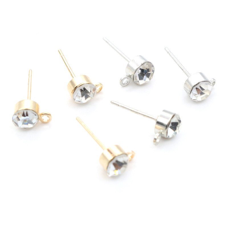 50pcs Stud Earrings Pins with  - đánh giá và giá Jewelry Making Pieces