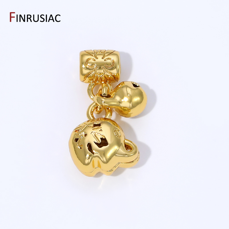 18K Gold Plated Brass Pendant  - đánh giá và giá Jewelry Making Charms